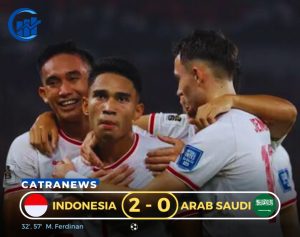 Indonesia Vs Arab Saudi: Marselino Ferdinan Bawa Tim Garuda Menang 2-0